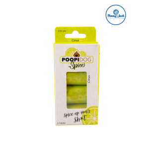 SACCHETTI IGIENICI FRAGRANZA LIMONE 4 ROTOLI (15 sacchetti per rotolino)