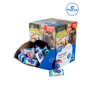 DISPLAY SACCHETTI IGIENICI COLORATI 50 ROTOLI (20 sacchetti per rotolino)