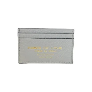 PORTACARTE IN PELLE GRIGIO CHIARO 131