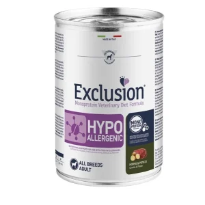 EXCLUSION CANE HYPOALLERGENIC CAVALLO E PATATE ALL BREEDS GR 400 X 24