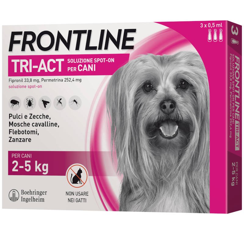 FRONTLINE TRI-ACT CANE XS 2-5 KG (3PIP)