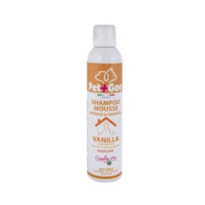 PET&GO SHAMPOO MOUSSE SPRAY 300ml Vanilla fragrance & Almond oil